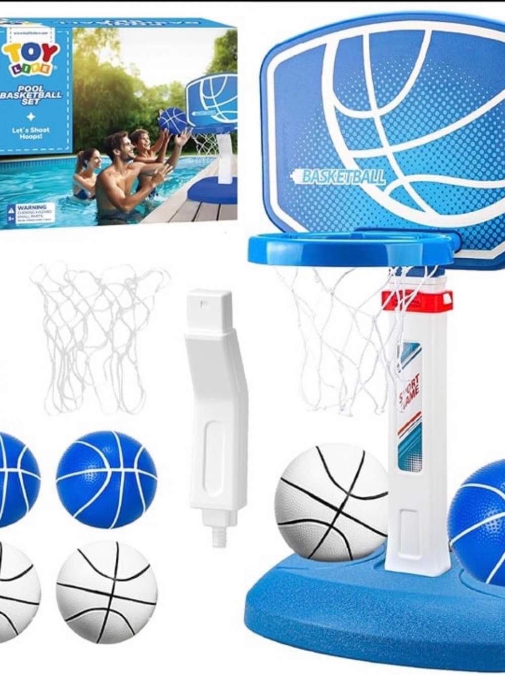 Pool Basketball Hoop set for Kids